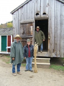 L to R: Farmer Rick, Abby and Farmer Wayne