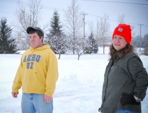 Andi and Jeremiah were skeptical of my plowing abilities