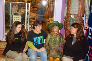 Glimmerglass staffers with Annie Oakley