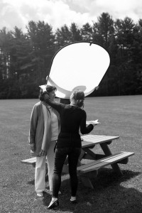 Anne Ford-Coates and Francesca during a recent photo shoot.