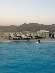 Cast Members in the Pool