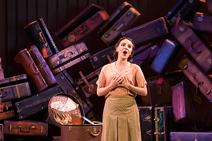 Emily Pogorelc as Berenice in Lost Luggage. Photo: Karli Cadel 